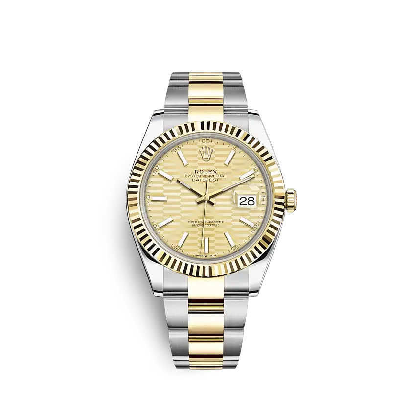 Rolex Datejust 126333 41mm Golden (Oyster) Motif Dial