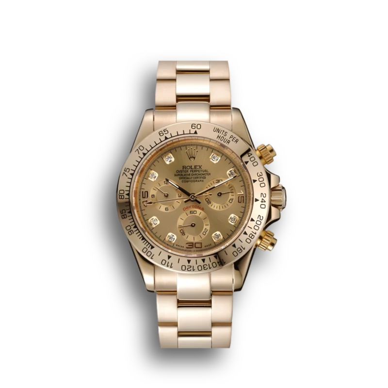 Super Clone Rolex Daytona Brown Dial Diamond Numerals 1454245