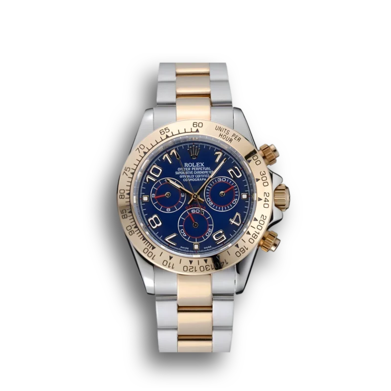 Super Clone Rolex Daytona Blue Dial Two Tone Stainless Steel 1454246