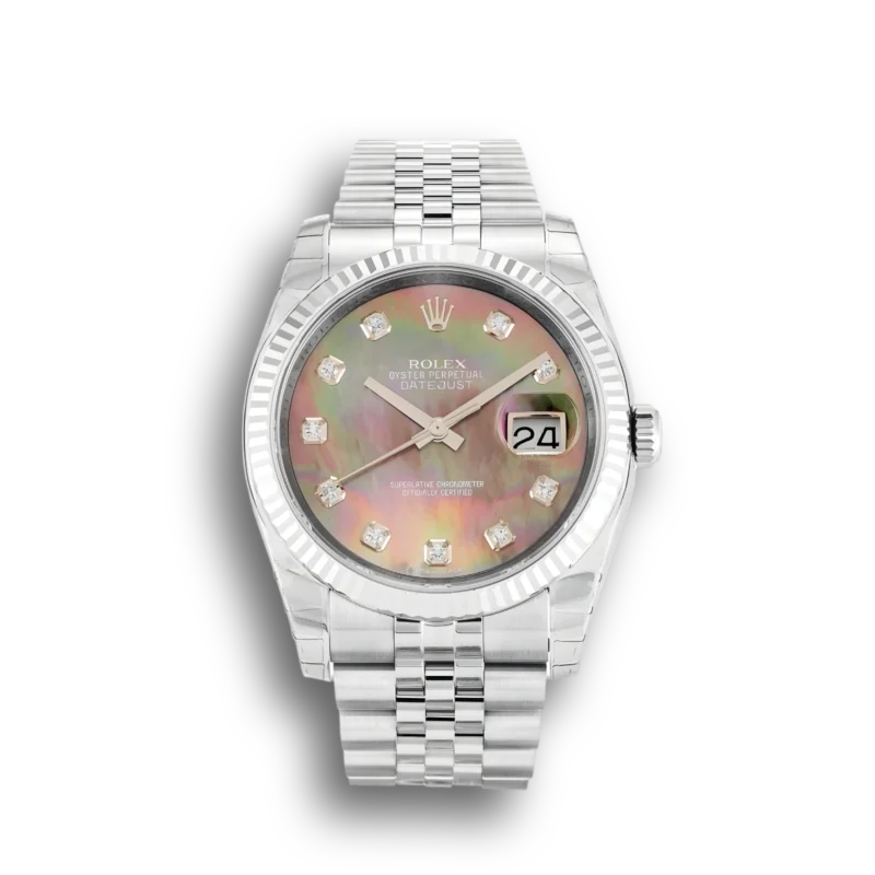 Rolex Datejust Pearl Black-Diamond Dial 116234