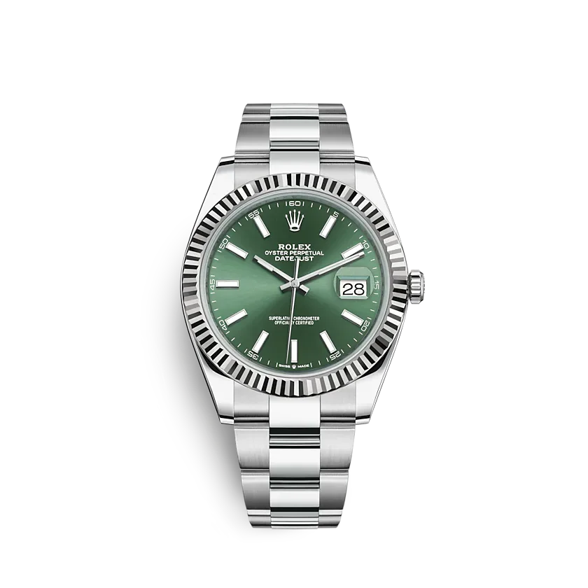 Rolex Datejust 126334 41mm Mint green