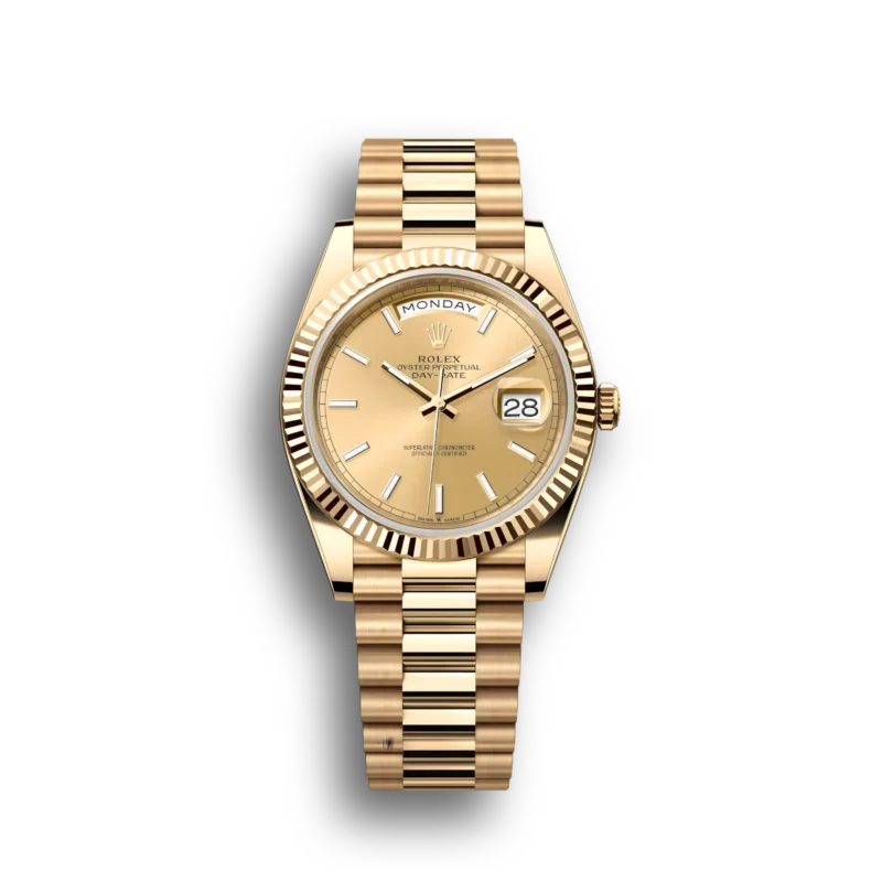 Rolex Day-Date II Champagne Dial 218238