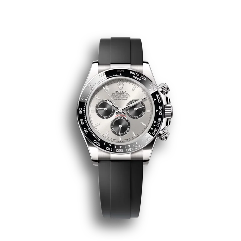 Super Clone Rolex Daytona White Gold Black Dial m126519ln-0006